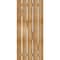 Ekena Millwork Spaced Board-n-Batten Shutters w/Z-Bar, Rough Sawn Western Red Cedar, 28 7/8W x 65H, PR RBS06Z29X065RWR - alternate 5